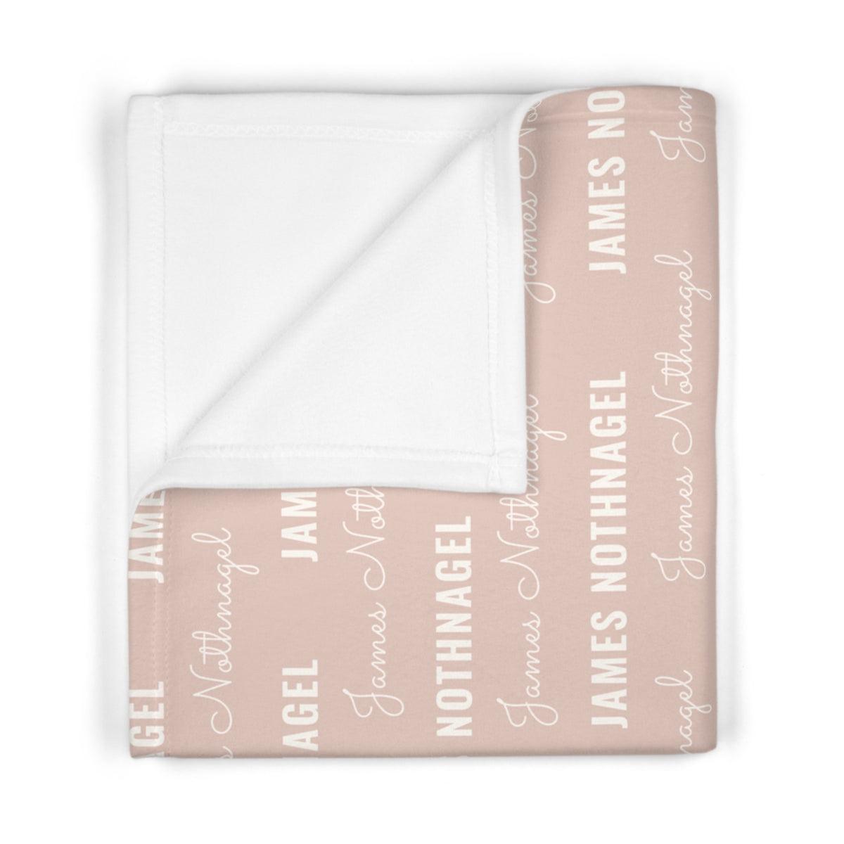 Soft Fleece Baby Blanket (blush)