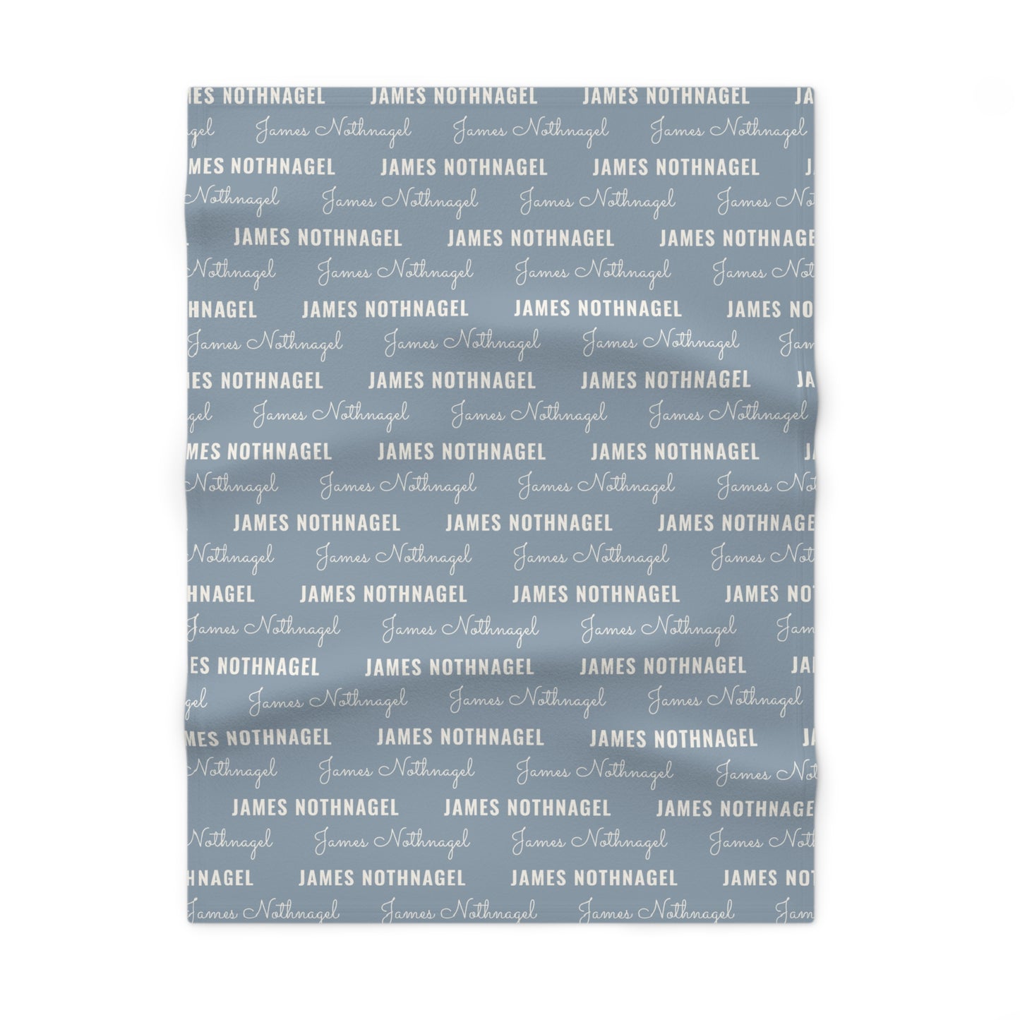 Soft Fleece Baby Blanket (Dusty Blue)