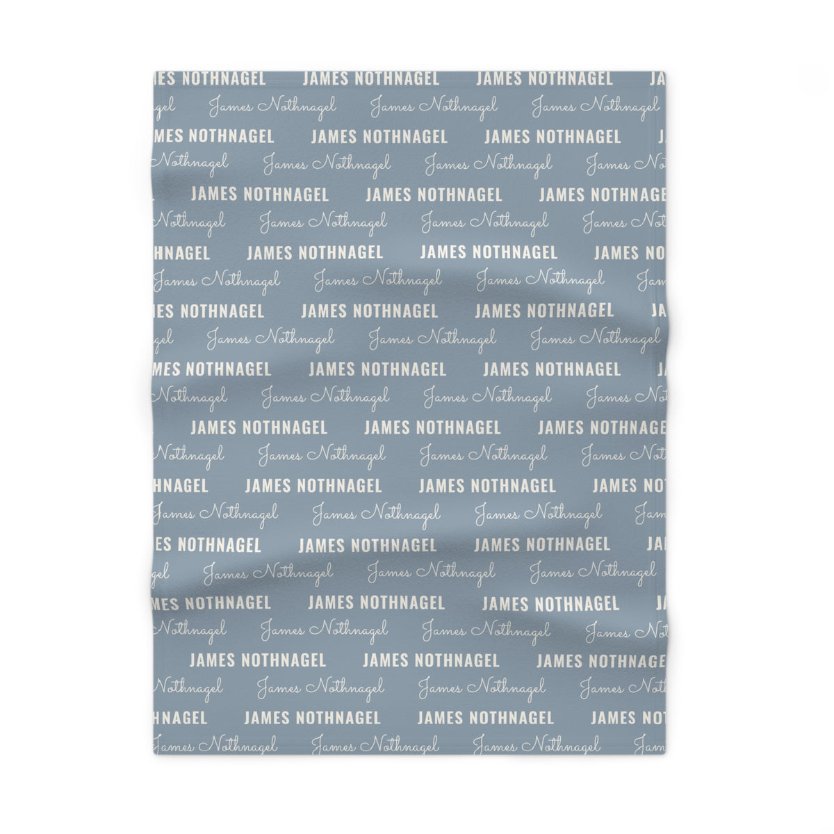Soft Fleece Baby Blanket (Dusty Blue)