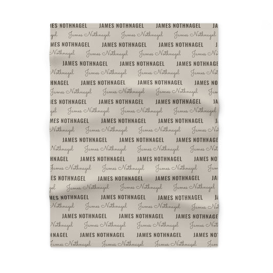 Soft Fleece Baby Blanket (Charcoal)