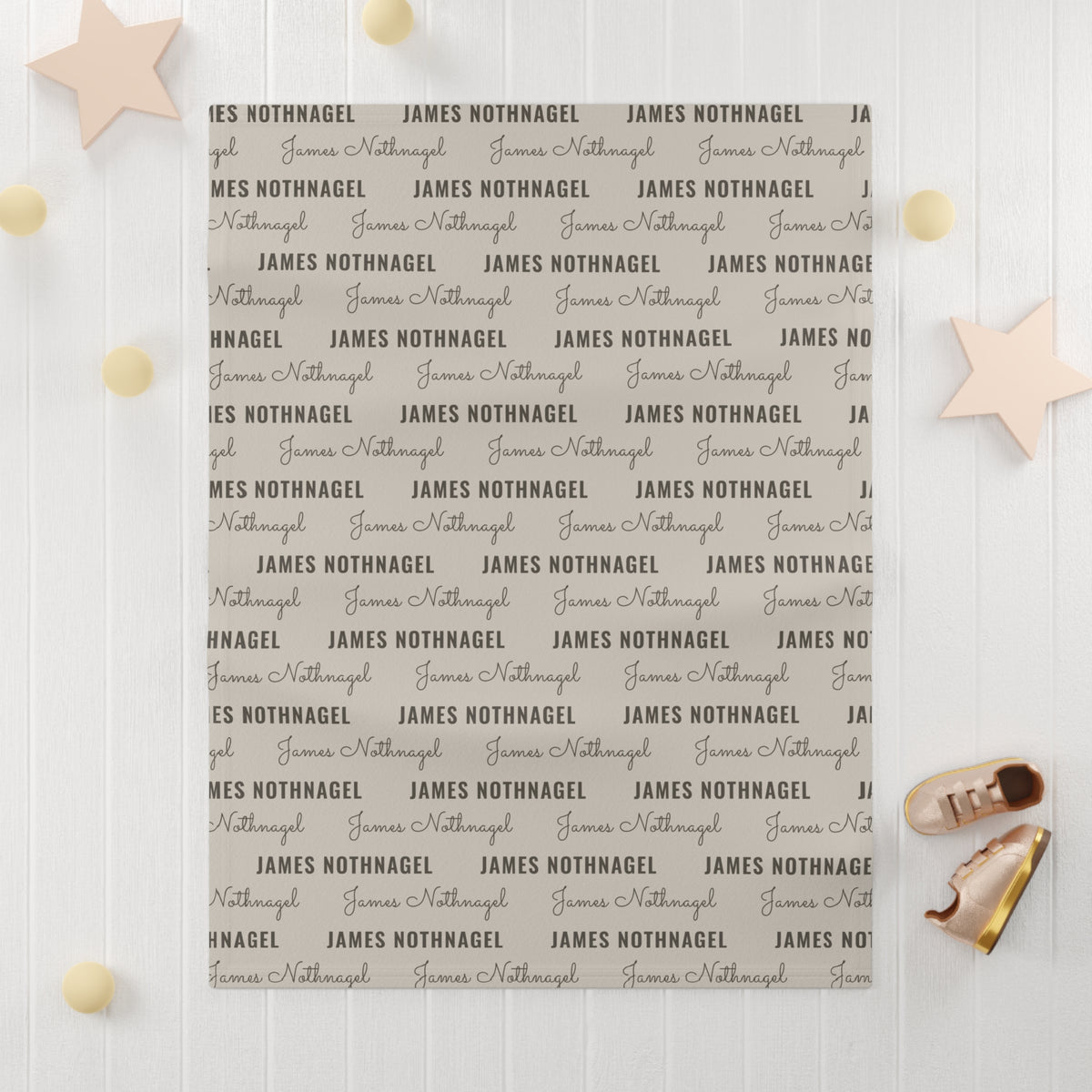 Soft Fleece Baby Blanket (Charcoal)