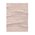 Soft Fleece Baby Blanket (blush)