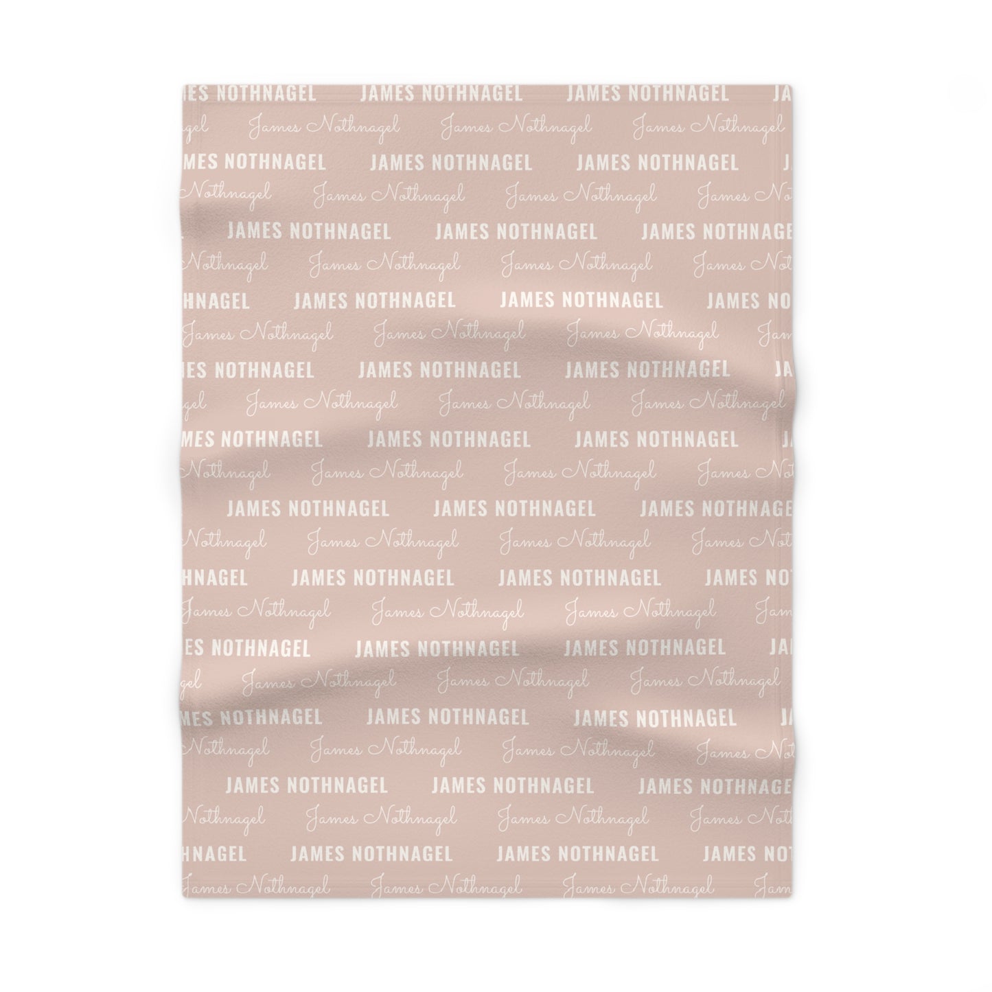 Soft Fleece Baby Blanket (blush)