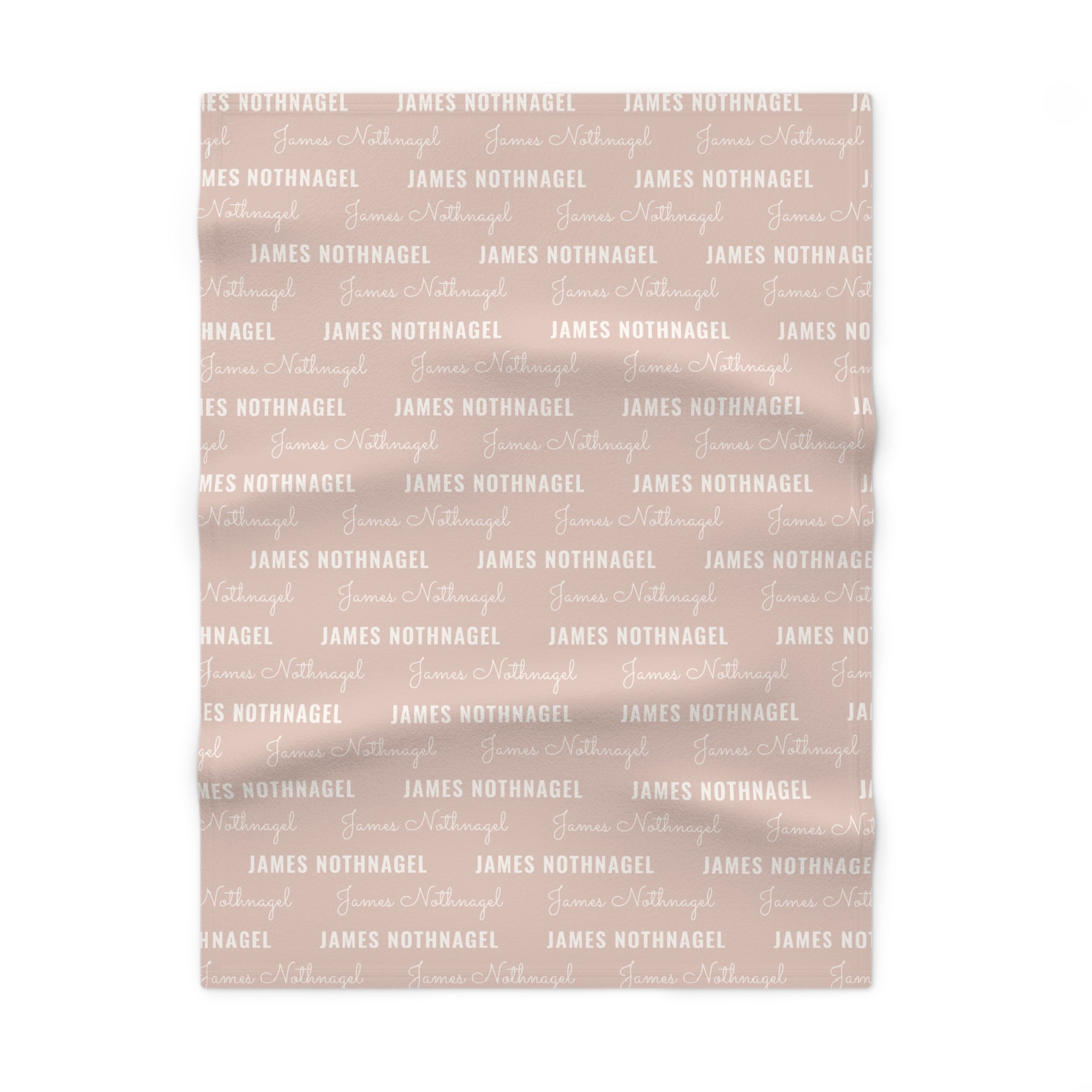 Soft Fleece Baby Blanket (blush)