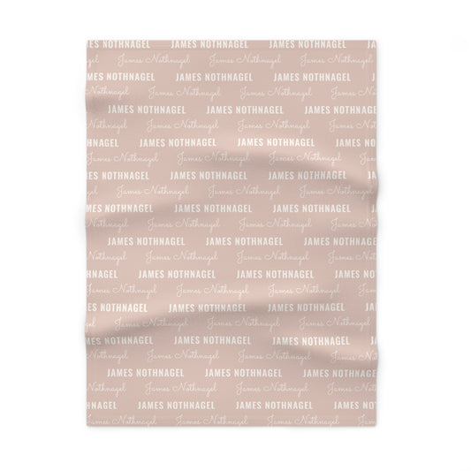 Soft Fleece Baby Blanket (blush)