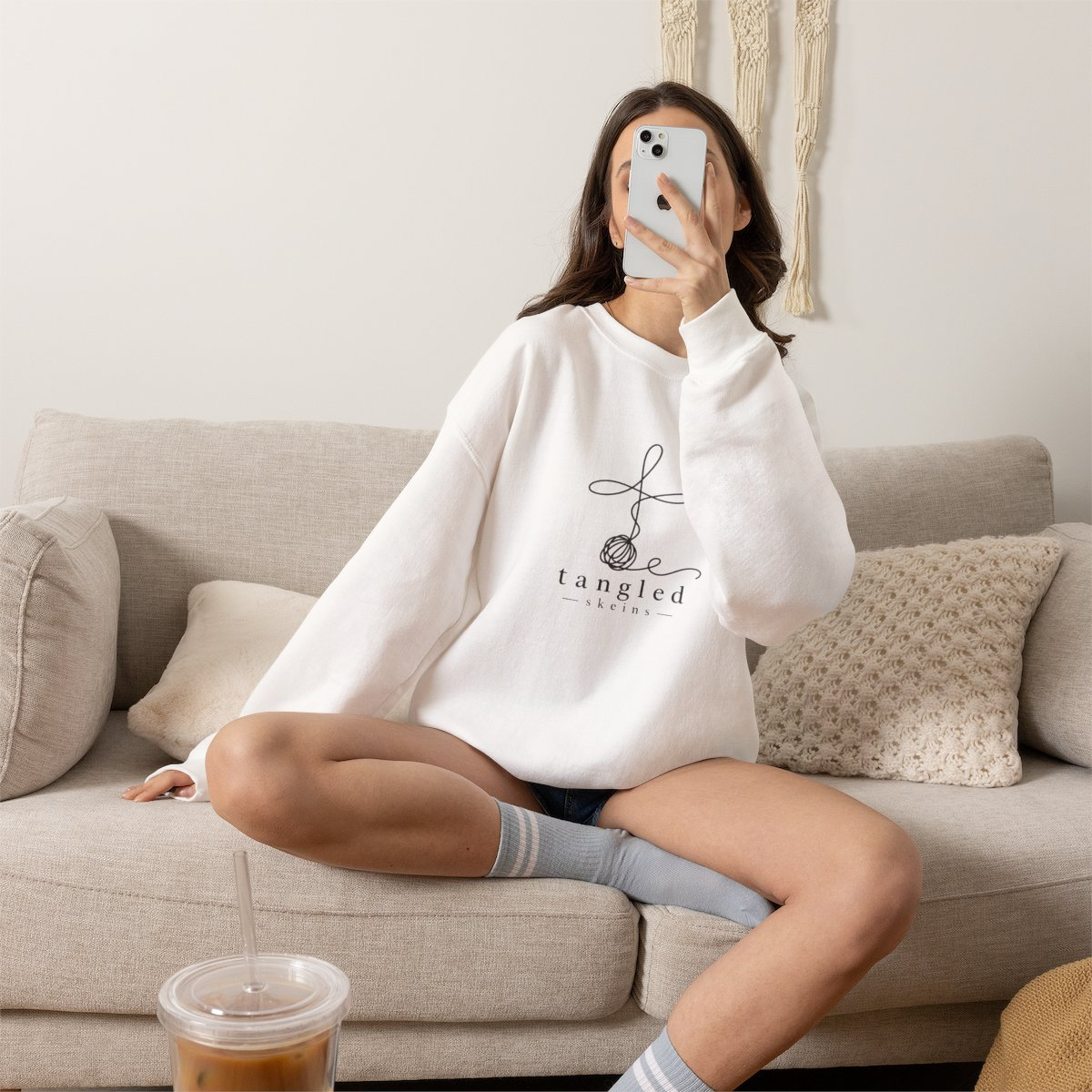 Christian Crewneck Sweatshirt | Faith Inspired Sweatshirt | Tangled Skeins | Meaningful Christian Gift