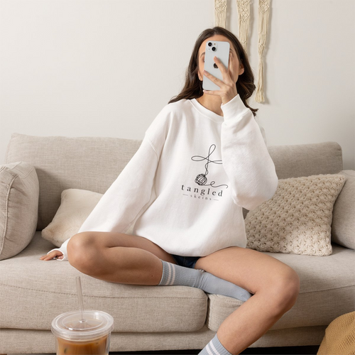 Christian Crewneck Sweatshirt | Faith Inspired Sweatshirt | Tangled Skeins | Meaningful Christian Gift
