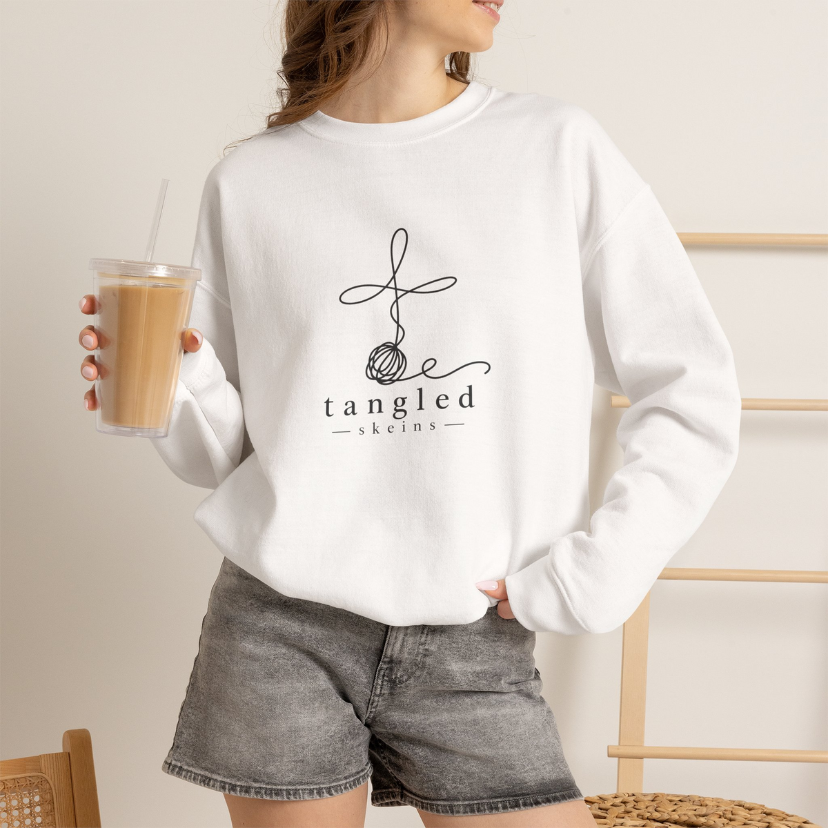 Christian Crewneck Sweatshirt | Faith Inspired Sweatshirt | Tangled Skeins | Meaningful Christian Gift