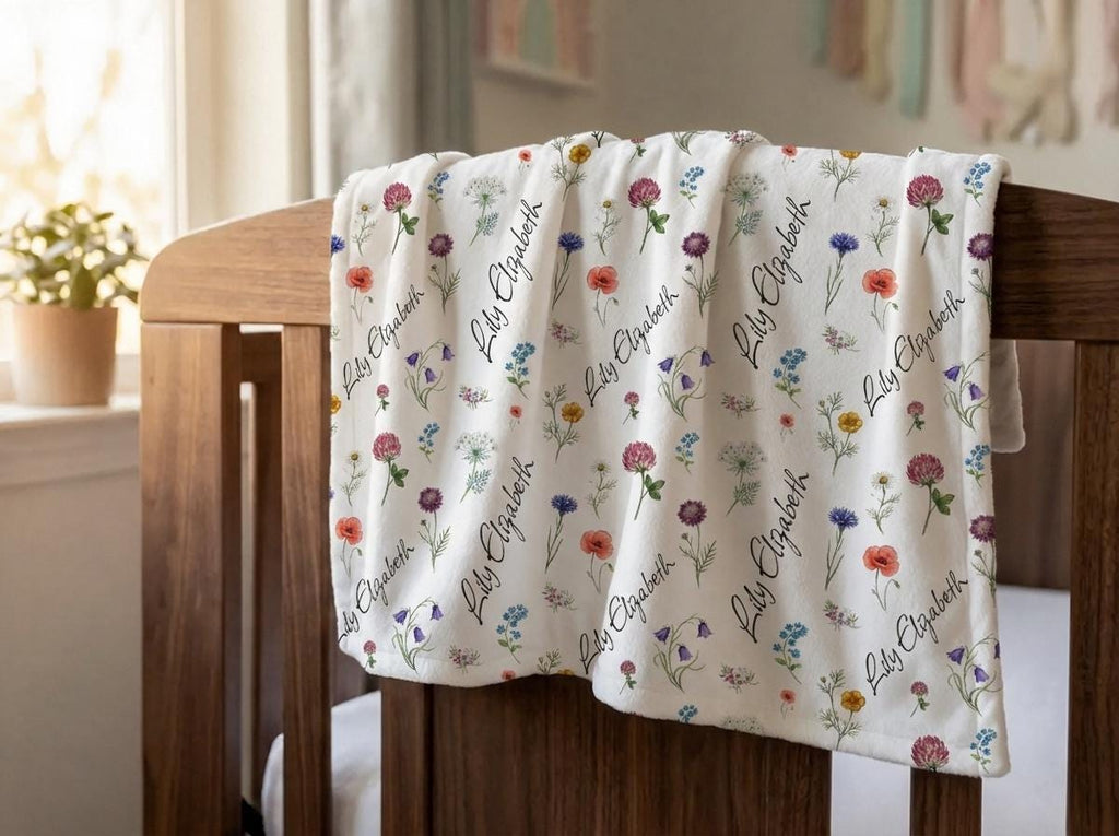 Wildflower name blanket - view 8