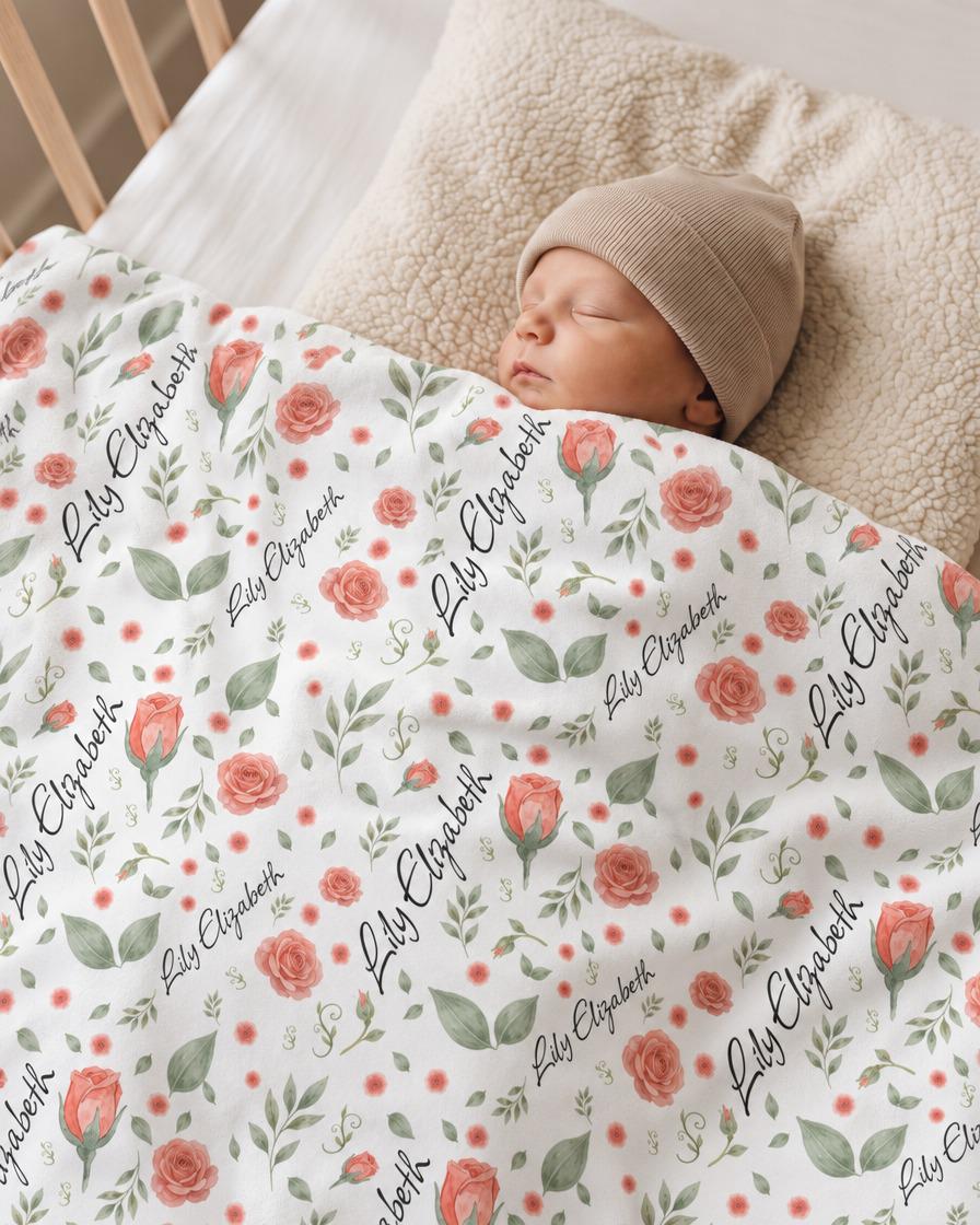 Rose name blanket - view 7