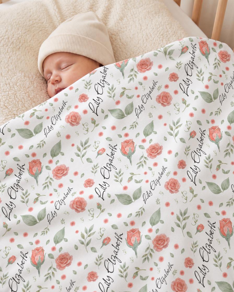 Rose name blanket - view 6